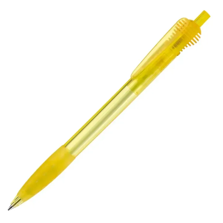 Cosmo ball pen transparent rubber round clip - LT87624 (N0441)